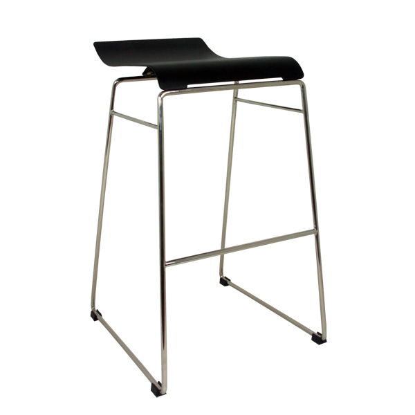 CBY-31-N Tabouret de bar design noir